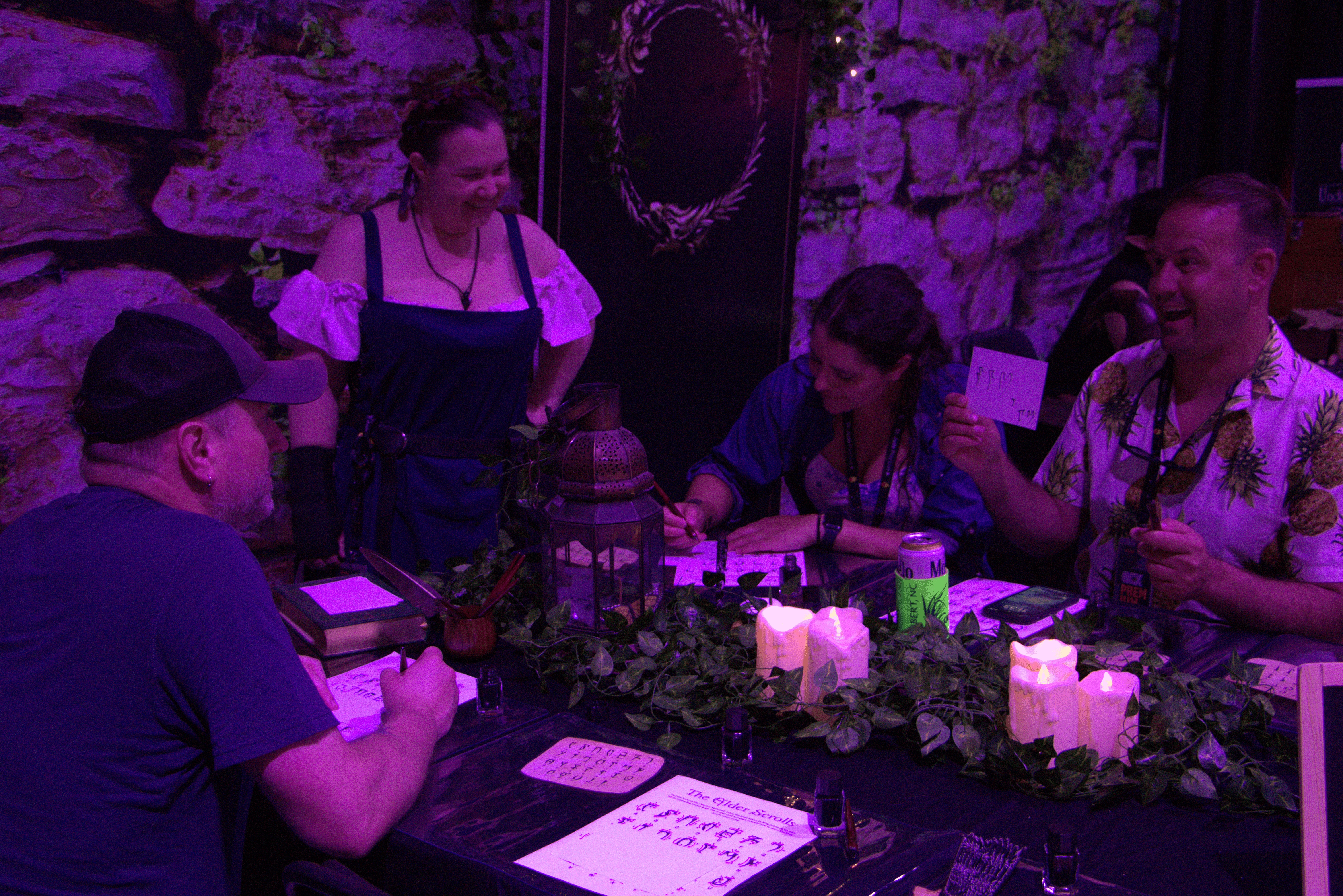 Guild members at an event